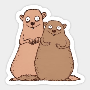 Groundhogs Sticker